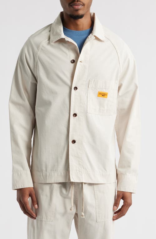 Service Works Organic Cotton Ripstop Front Of House Jacket In Brown