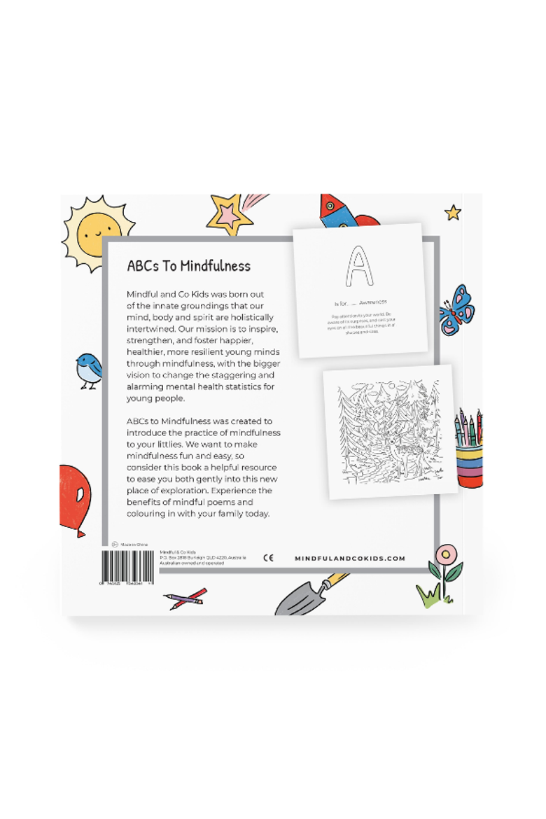 ABCs of Mindfulness, Alternate, color, White with Print