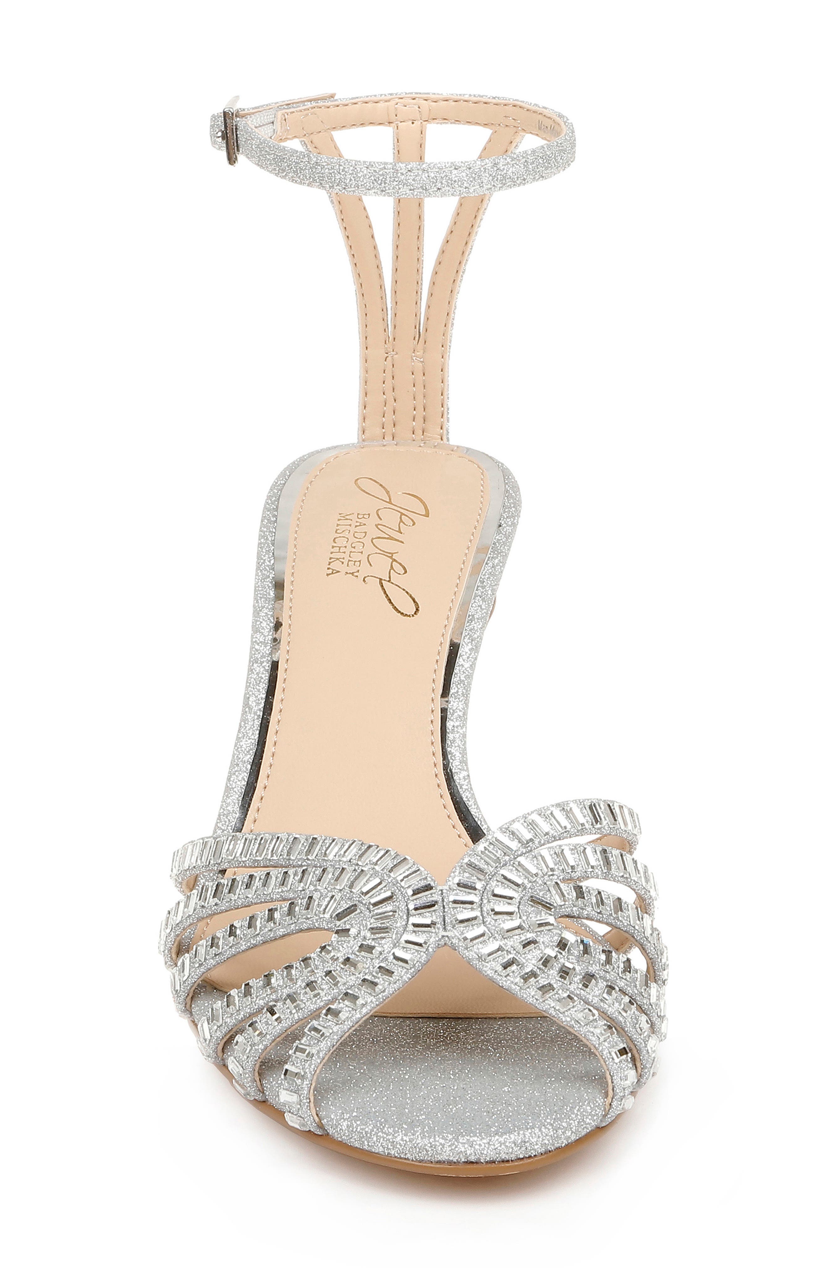 Jewel Badgley Mischka Ocean Kitten Heel Sandal, Alternate, color, 