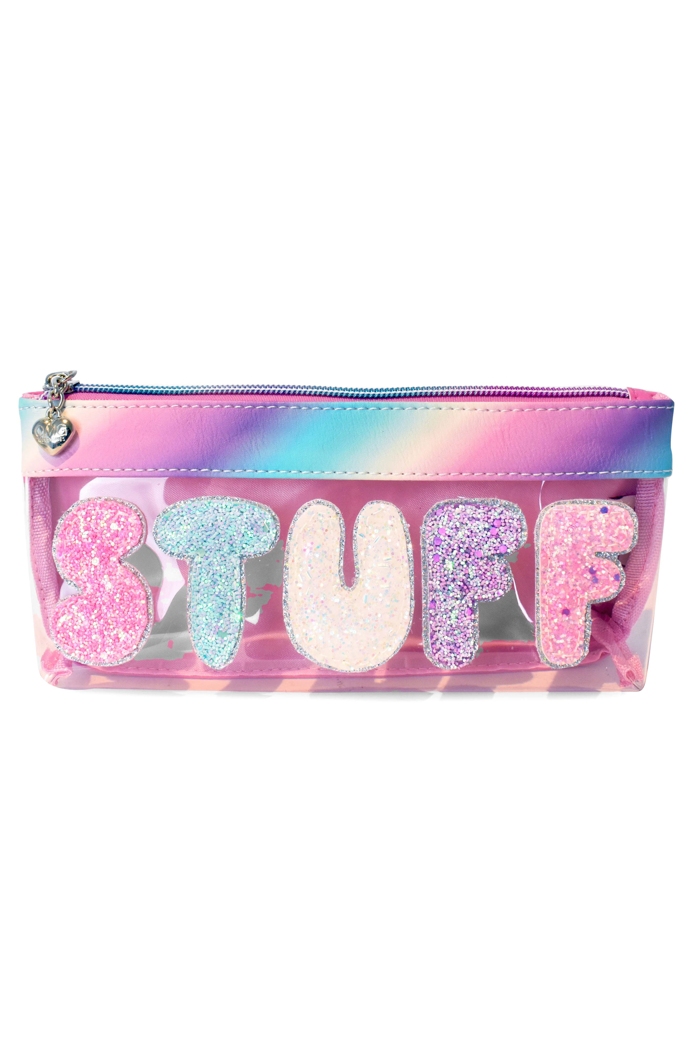 OMG Accessories Kids' Heart Backpack & Stuff Pouch Set, Alternate, color, 