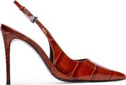 BLACK SUEDE STUDIO Branca 100 Slingback Pump