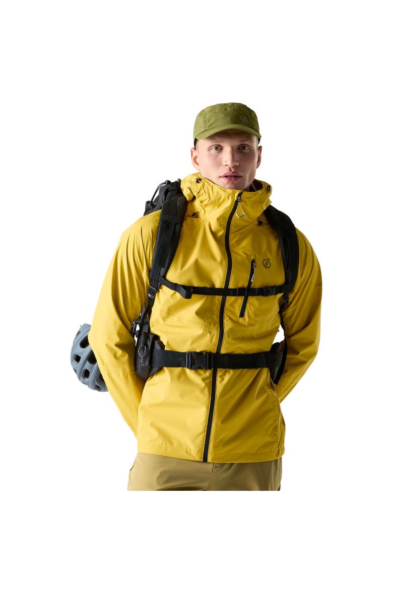 Breathe Out Waterproof Jacket, Alternate, color, Oil Yellow