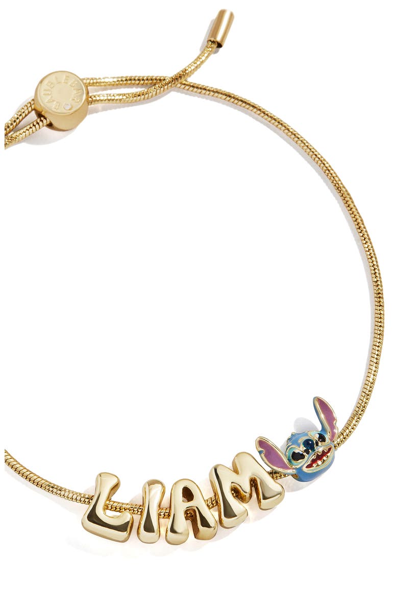 Personalized Disney® Bubble Charm Slider Bracelet, Alternate, color, BLUE -STITCH