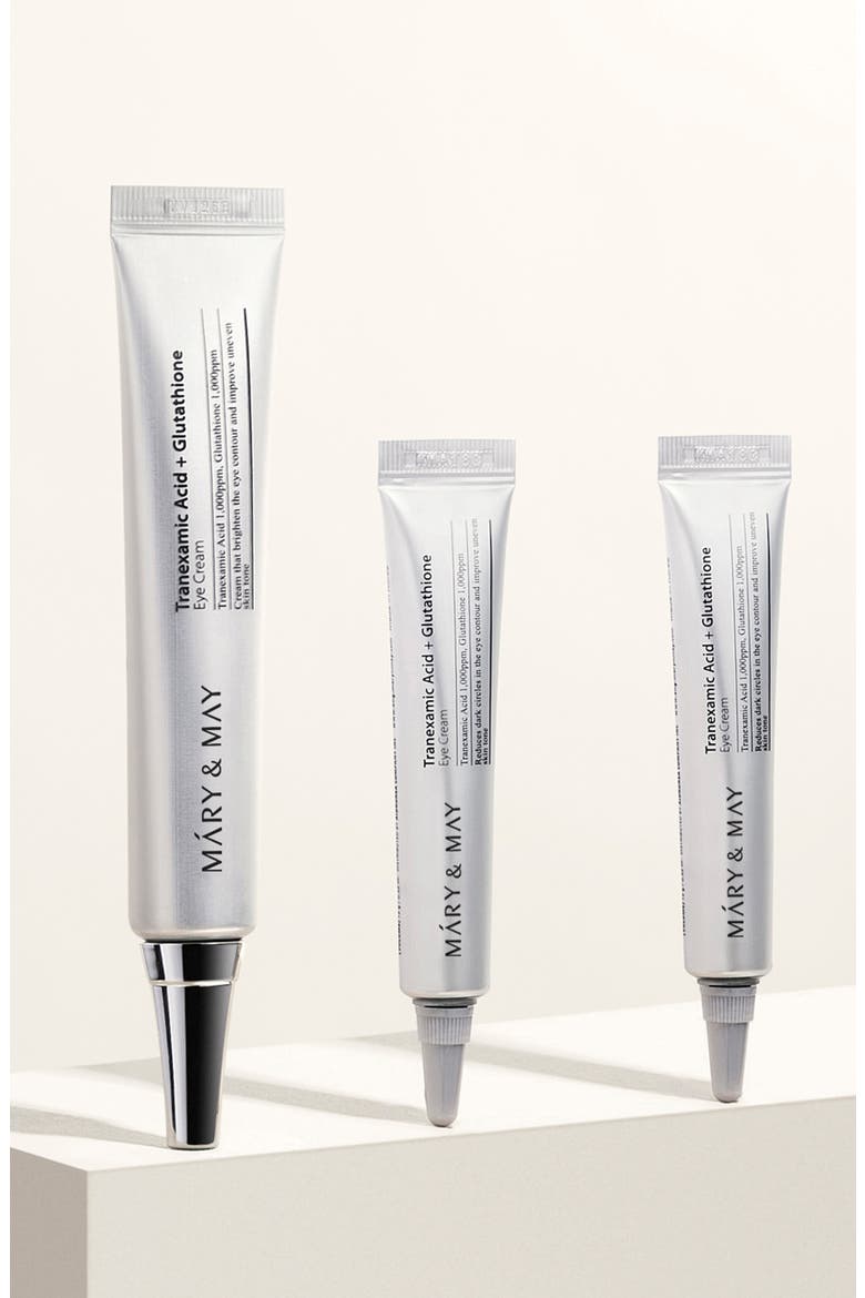 Tranexamic Acid + Glutathione Eye Cream Trio Set, Alternate, color, NO COLOR