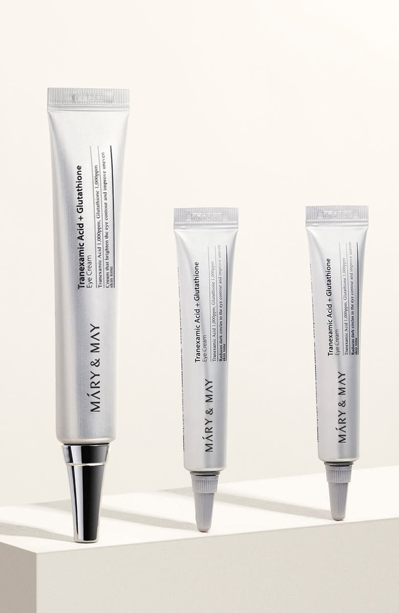 Mary&May Tranexamic Acid + Glutathione Eye Cream Trio Set, Alternate, color, 