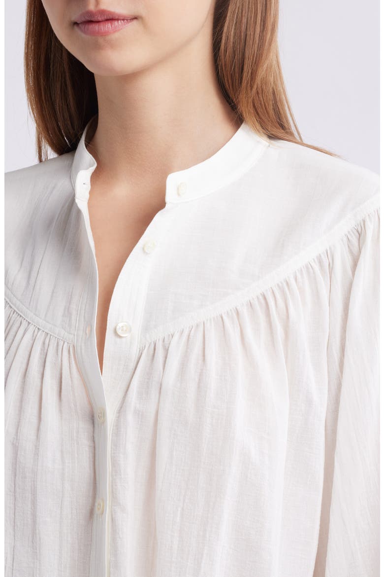 The Swing Button-Up Shirt, Alternate, color, ALABASTER