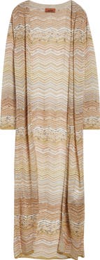 Missoni Metallic Zigzag Jacquard Duster