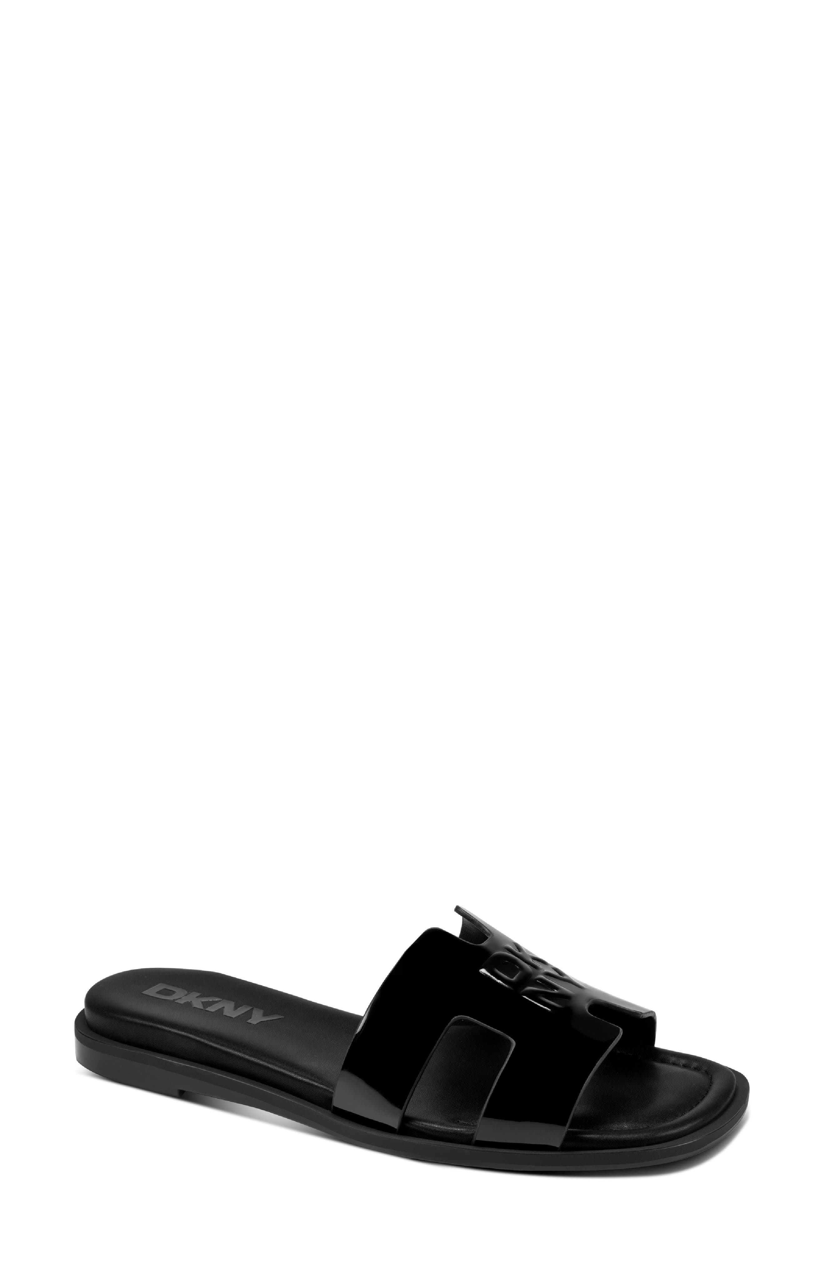 DKNY Columba Slide Sandal, Main, color, Black