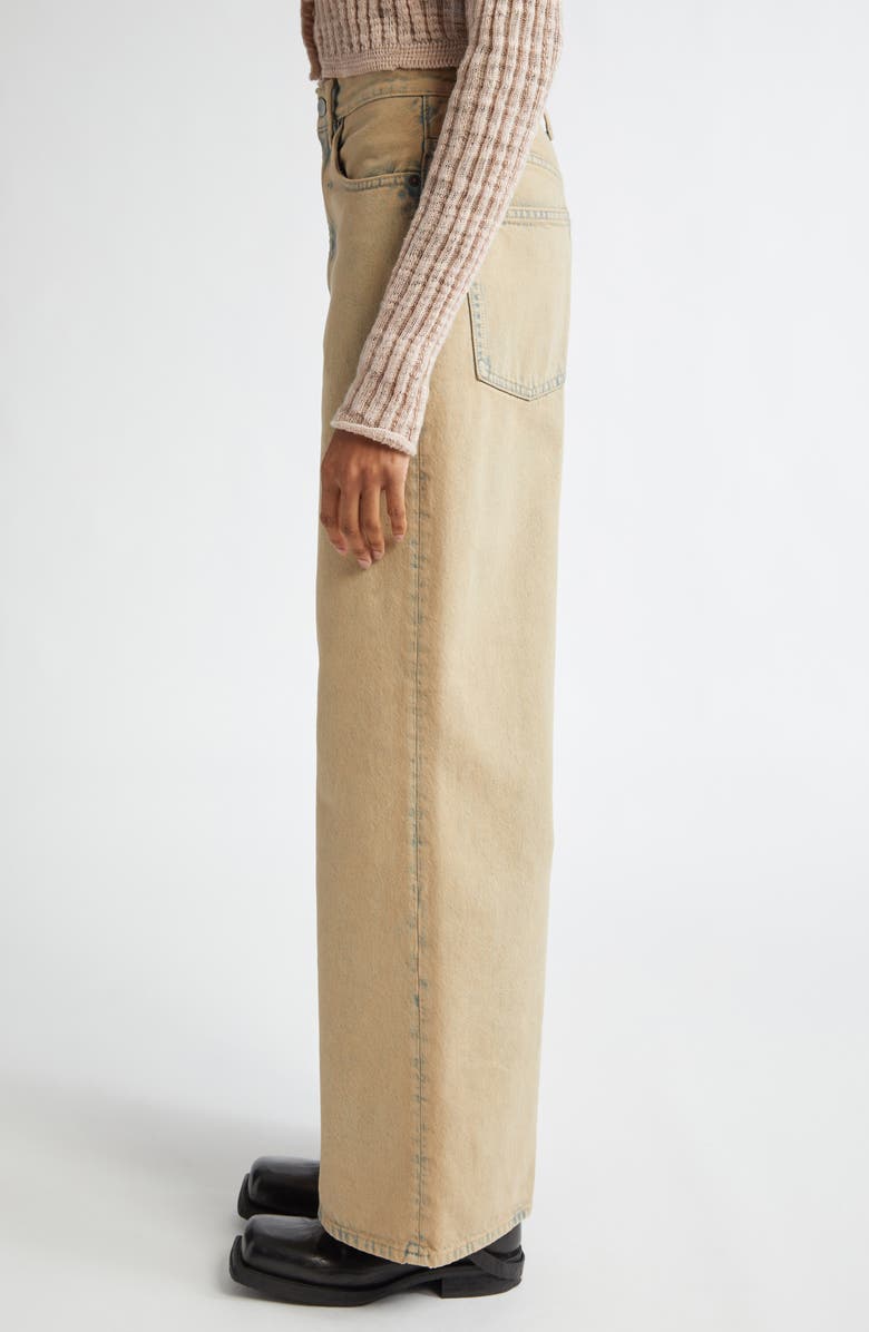 Acne Studios 2022 Relaxed Wide Leg Jeans, Alternate, color, 