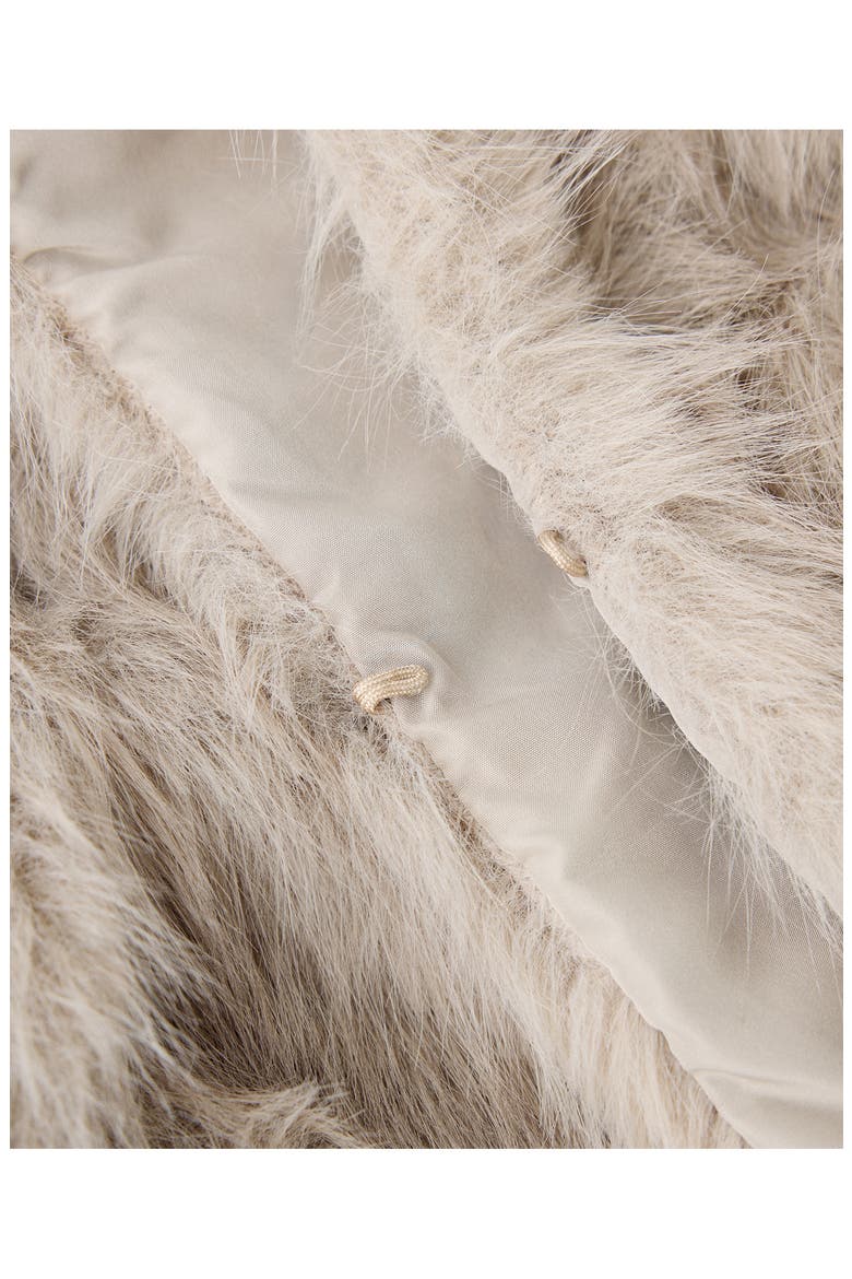 Bruni Faux Fur Jacket, Alternate, color, LIGHT/PASTEL BROWN