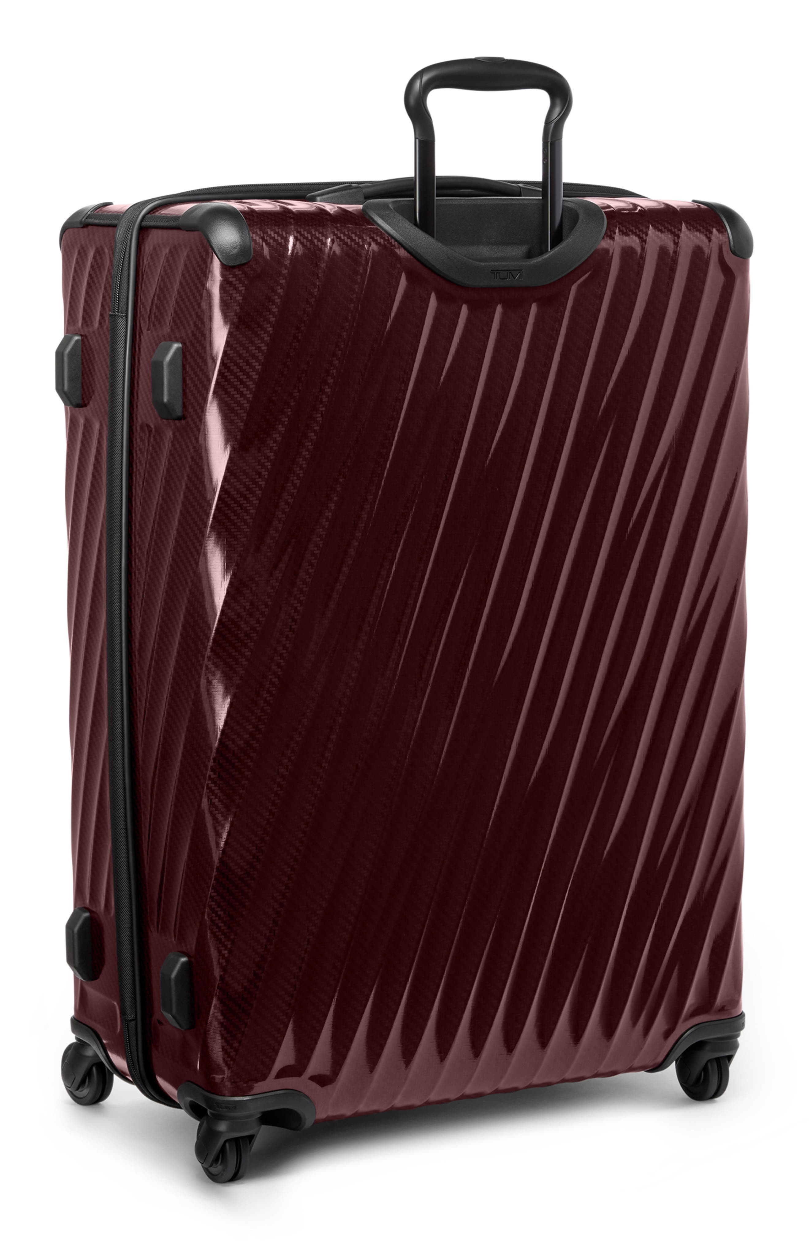 TUMI 30-Inch 19 Degree Extended Trip Expandable 4-Wheel Packing Case, Alternate, color, Wine