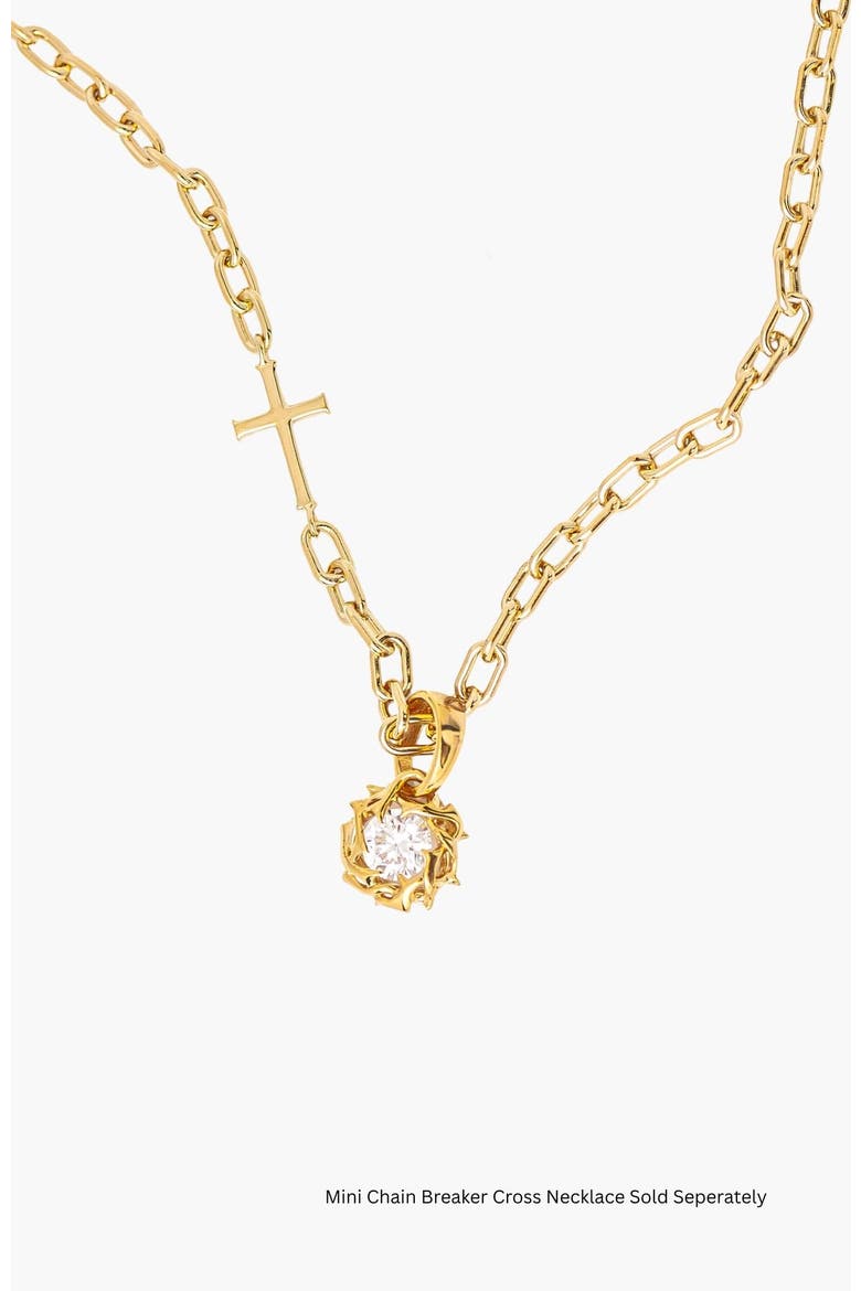 Crown of Thorns Pendant, Alternate, color, 18k Gold Plated