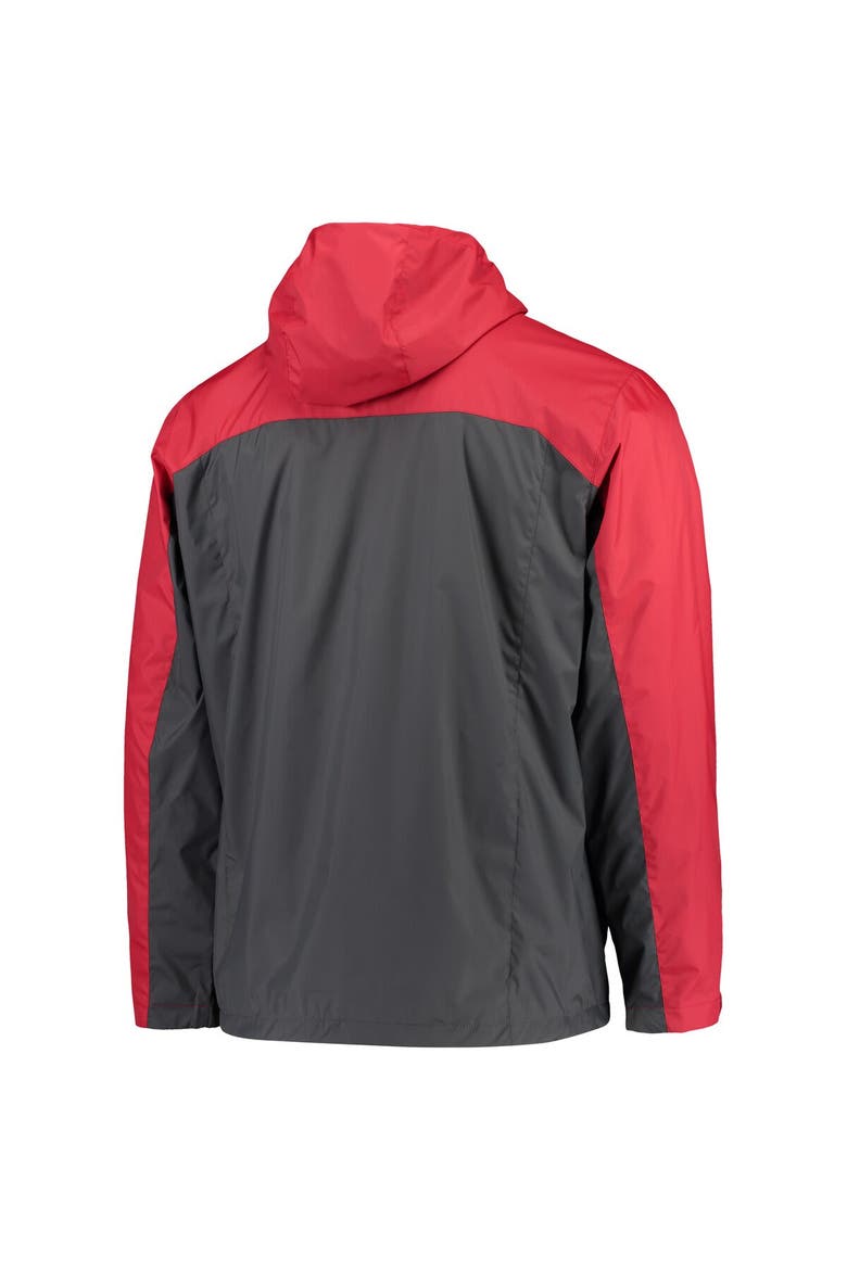 Men's Columbia Crimson/Gray Alabama Crimson Tide Glennaker Storm Full-Zip Jacket, Alternate, color, Crimson