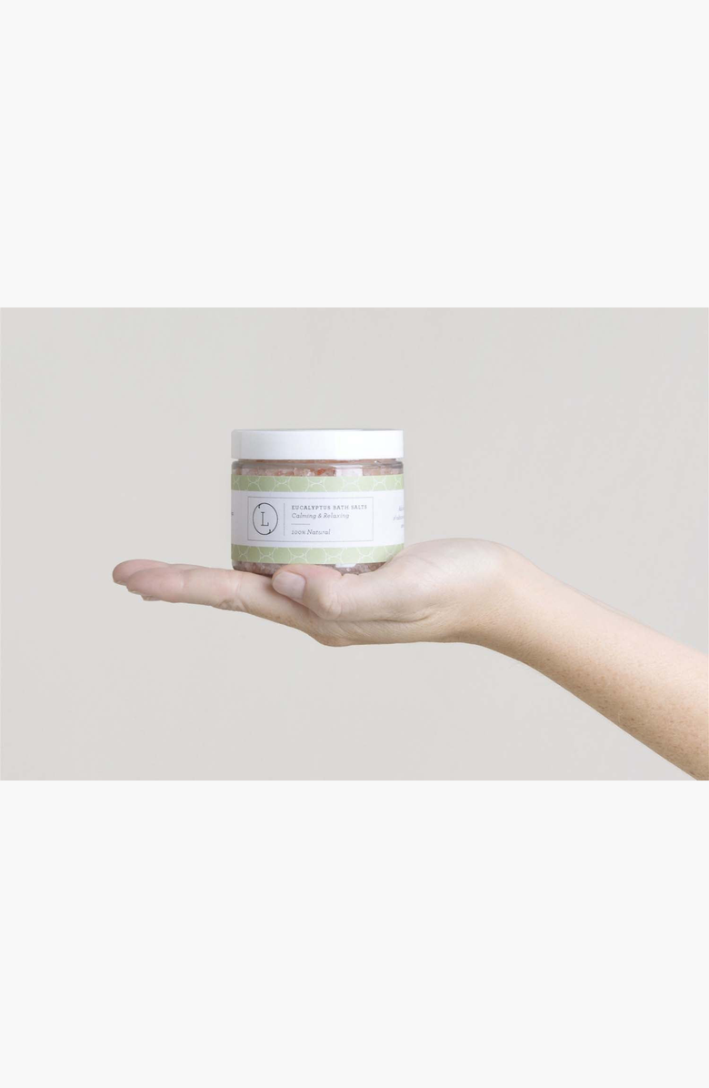 Lizush CBD Eucalyptus Natural Bath Salts, Calming & Relaxing, Alternate, color, NO COLOR
