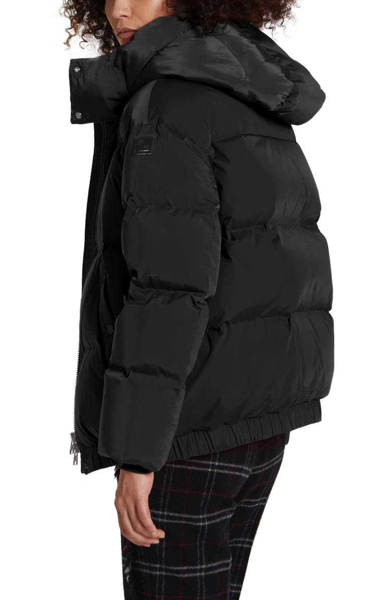 Woolrich Aurora Water Repellent Hooded Puffer Bomber Jacket, Alternate, color, 