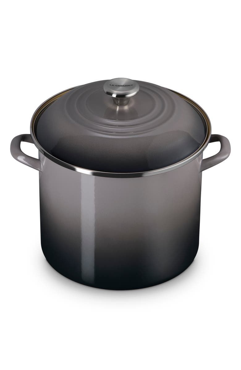 Le Creuset Enameled Stainless Steel Stockpot, Alternate, color, Oyster