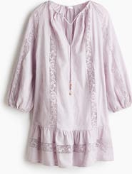 H&M Lace-inset Tunic Dress