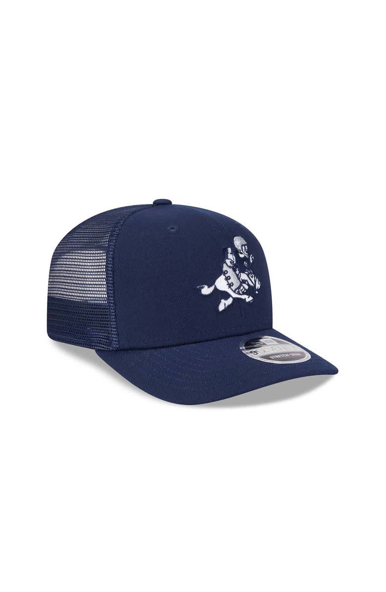 New Era Men's New Era Navy Dallas Cowboys 9SEVENTY Stretch-Snap Trucker Hat, Alternate, color, Navy