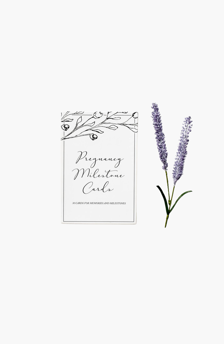 Duncan & Stone Paper Co. Pregnancy Announcement and Milestone Cards, Main, color, 