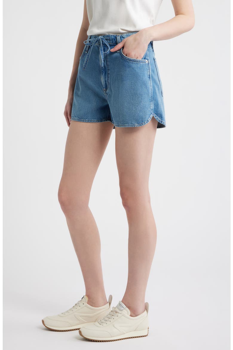 Featherweight Nolan Drawstring Denim Shorts, Alternate, color, MEDFORD