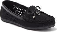 GLORIA VANDERBILT Open Knit Bow Loafer