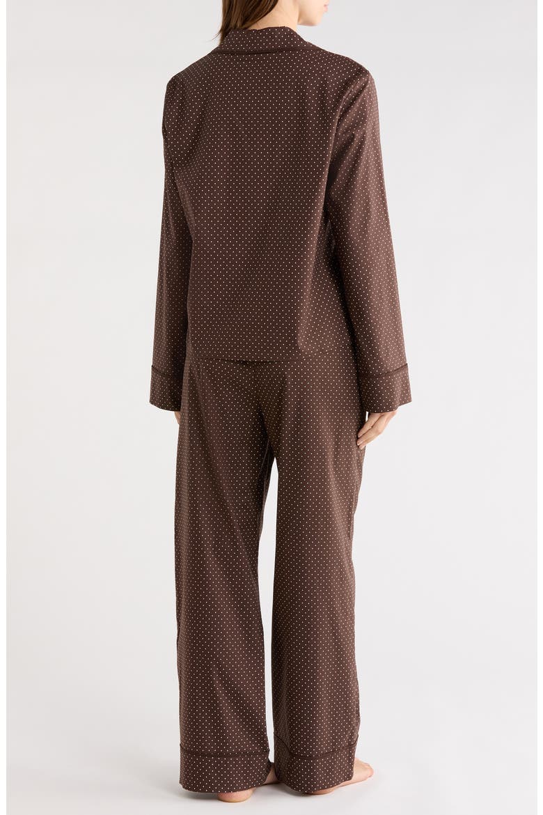 Coco Long Sleeve Pajamas, Alternate, color, PIN DOT