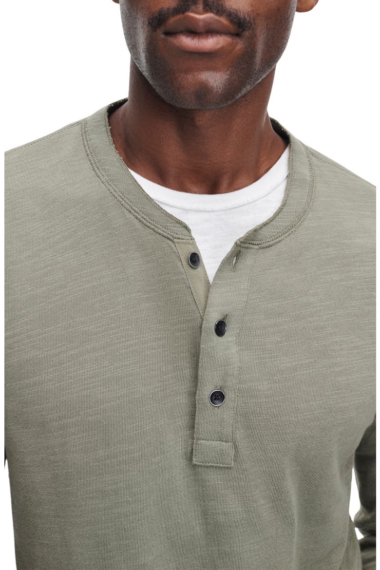 Classic Slim Fit Henley, Alternate, color, LICHEN