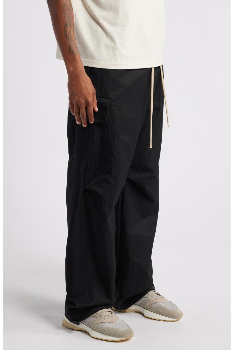 Gender Inclusive Textured Recycled Nylon Field Pants, Alternate, color, BLACK