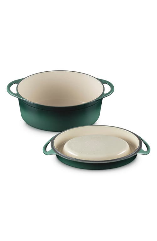 Le Creuset Enamel Cast Iron Doufeu In Green