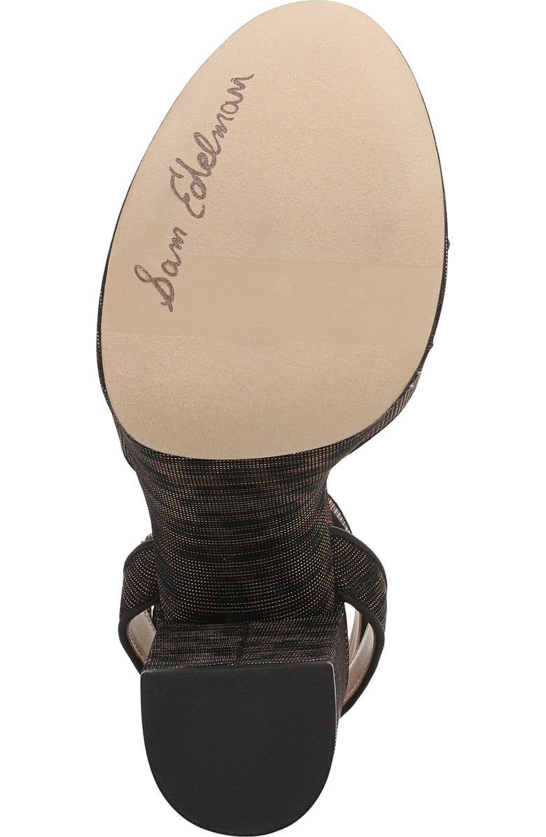 Sam Edelman Savannah Ankle Strap Platform Sandal, Alternate, color, Brown Multi