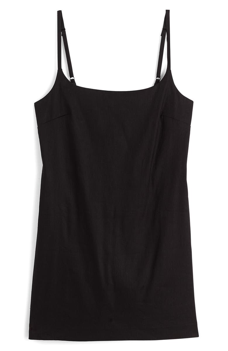 Madewell Square Neck Romper, Alternate, color, Jet Black