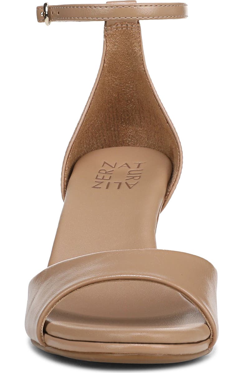 Naturalizer Jules Ankle Strap Sandal, Alternate, color, Taupe Faux Leather