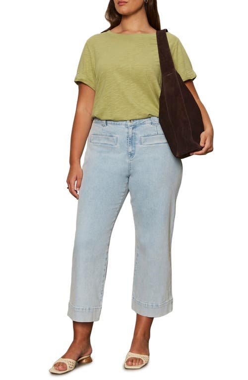 Sanctuary Perfect Roll Sleeve Cotton T-shirt