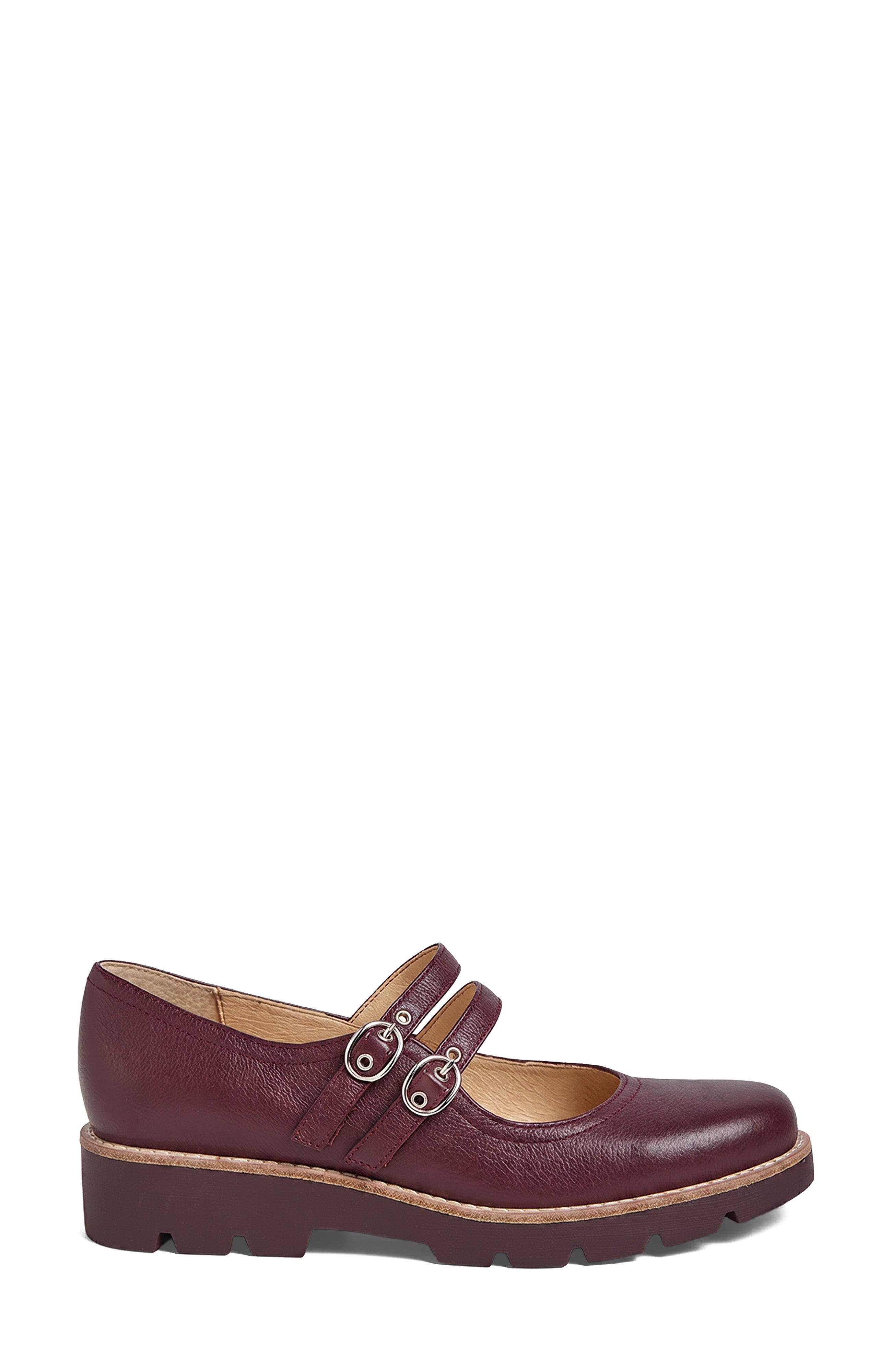 Dabbie Mary Jane, Alternate, color, Burgundy Leather