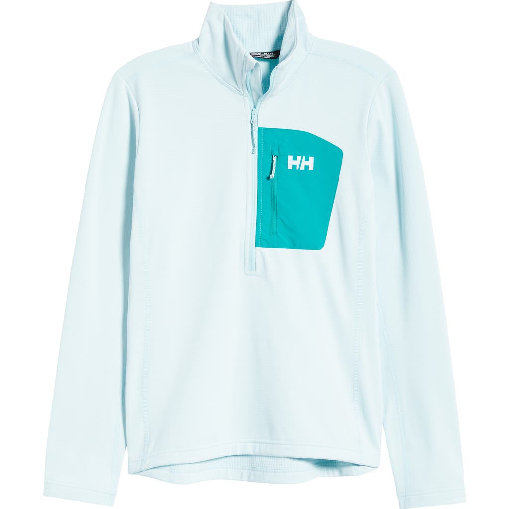 Helly Hansen Versalite Grid Fleece Half Zip Pullover In Blue