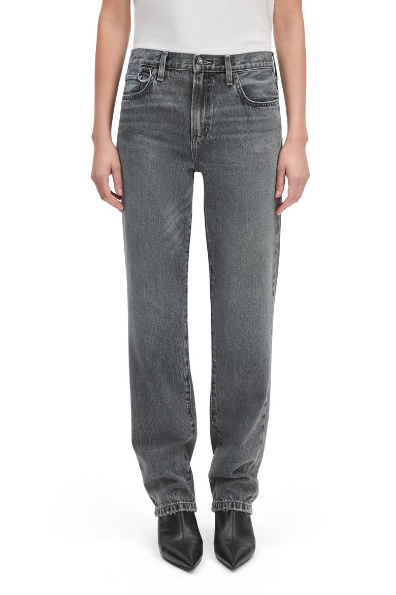 The Mikaela Low Rise Long Slim Straight Leg Jeans, Main, color, TOLEDO