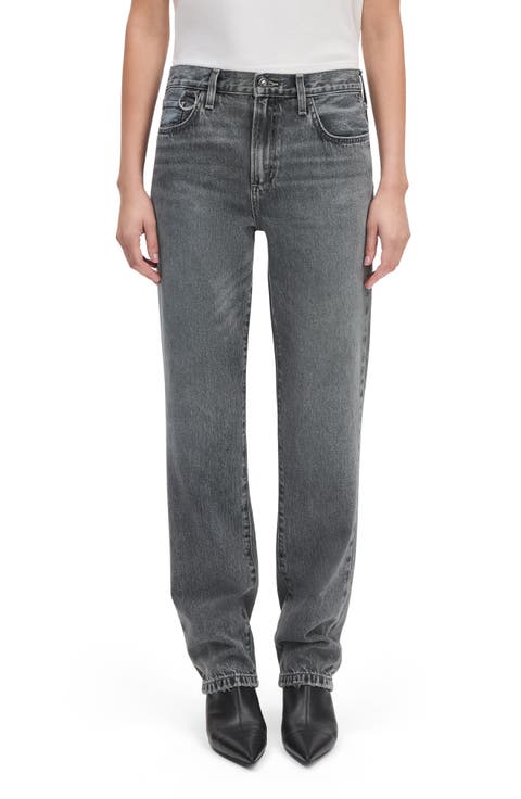 Women's Grey Low-Rise Jeans | Nordstrom