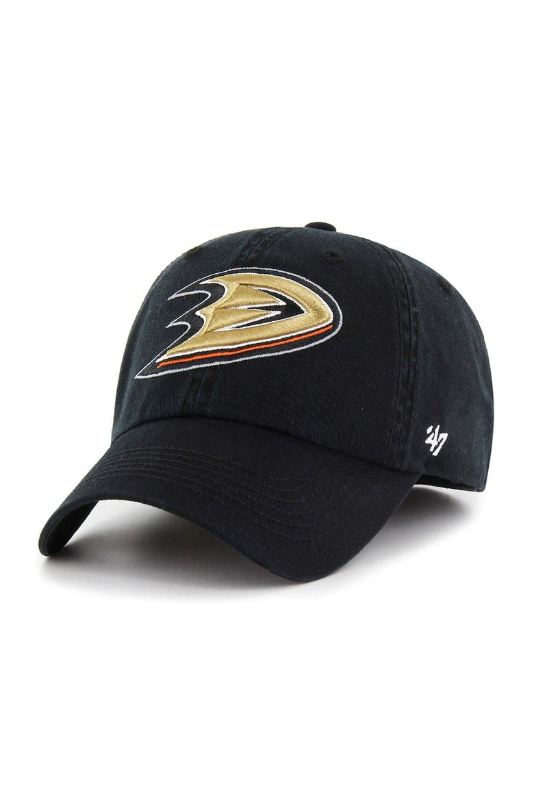 Men's '47 Black Anaheim Ducks Classic Franchise Fitted Hat, Main, color, Black