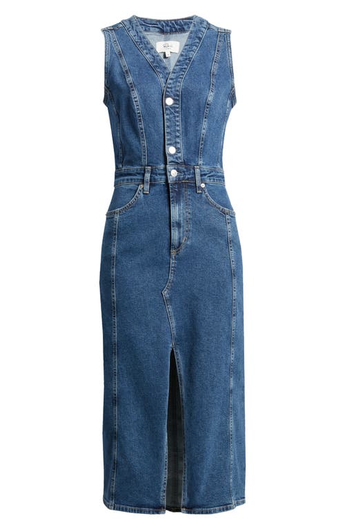 Rails Westwood Sleeveless Denim Dress In Blue Stone