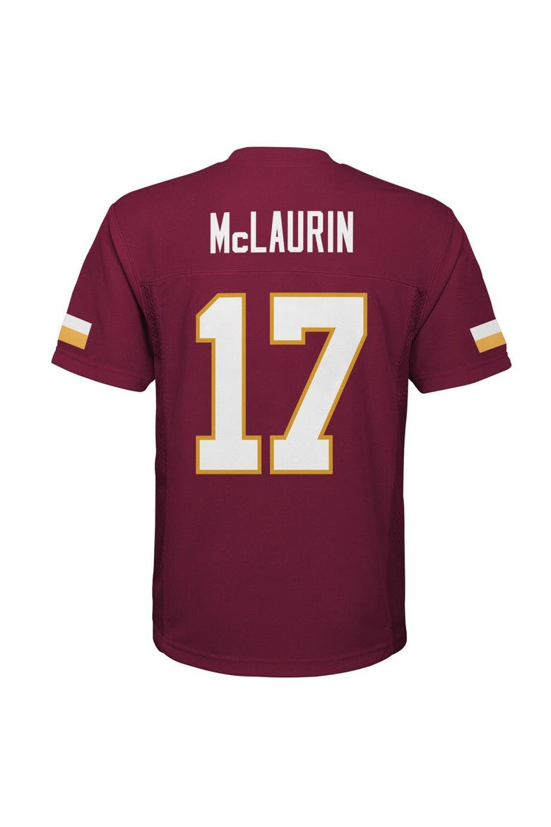 Youth Terry McLaurin Burgundy Washington Commanders Replica Player Jersey, Alternate, color, Burgundy