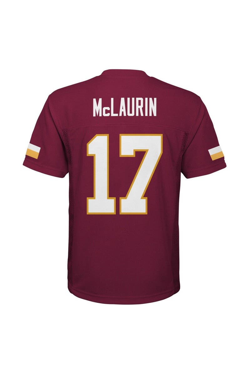 Outerstuff Youth Terry McLaurin Burgundy Washington Commanders Replica Player Jersey, Alternate, color,