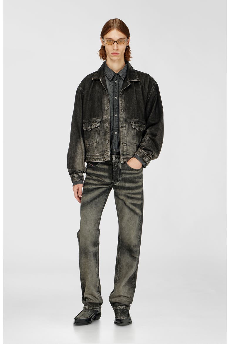 1985 Larkee Straight Leg Jeans, Alternate, color, BLACK/DENI