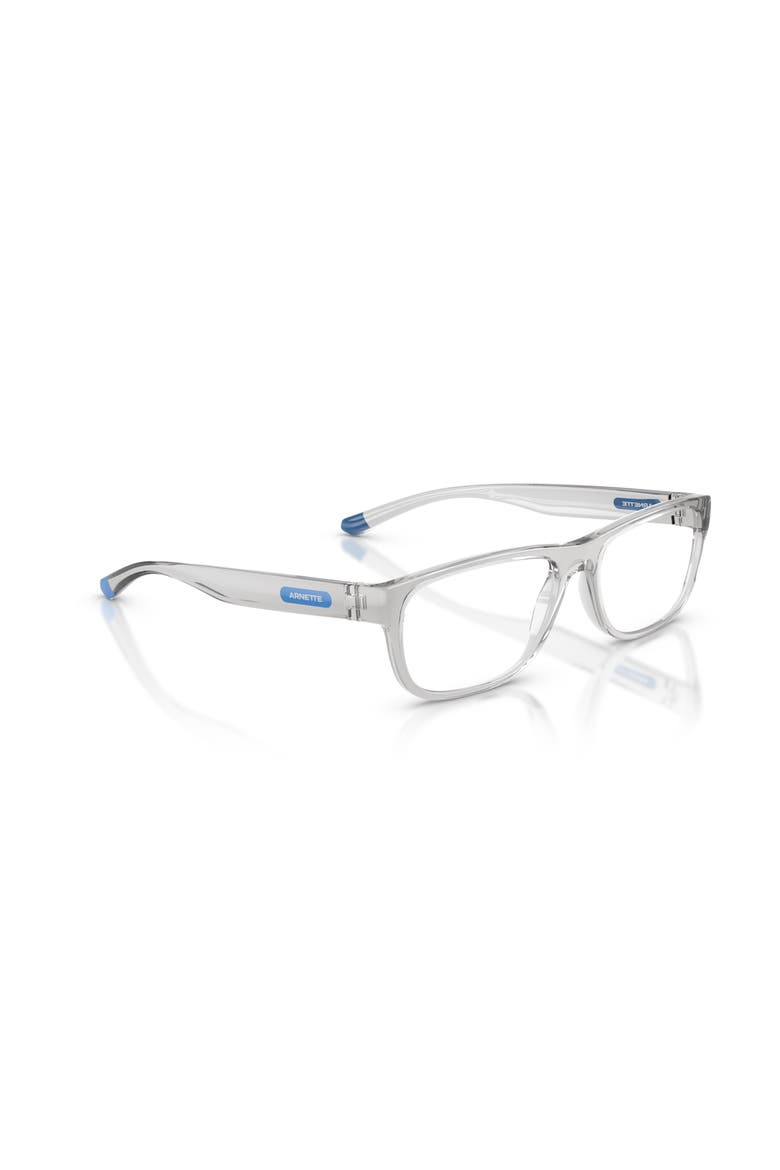 58mm Rectangle optical glasses, Alternate, color, Grey