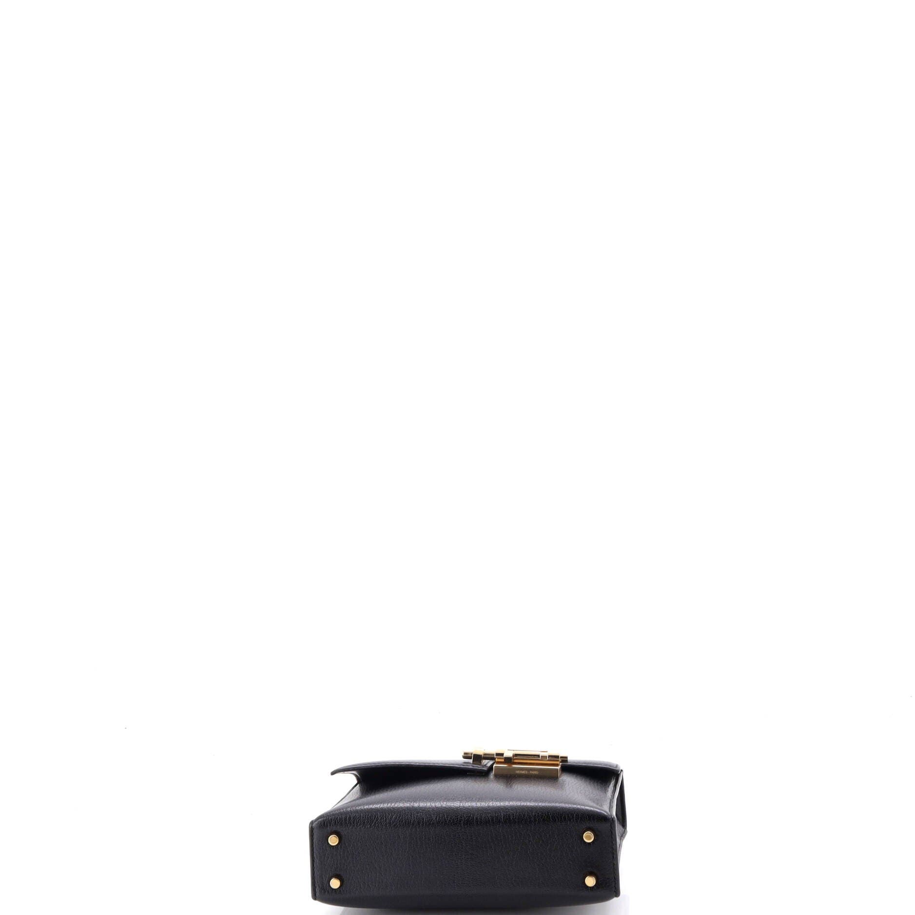 Verrou Chaine Bag Chevre Mysore Mini, Alternate, color, Black