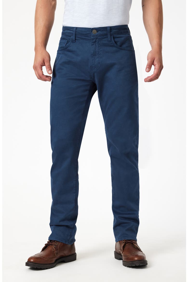 Zach Straight Leg Twill Pants, Main, color, SKY CASUAL TWILL