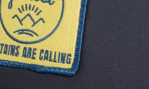 Friday Feelin ' Mountains Are Calling Patch Trucker Hat In Navy