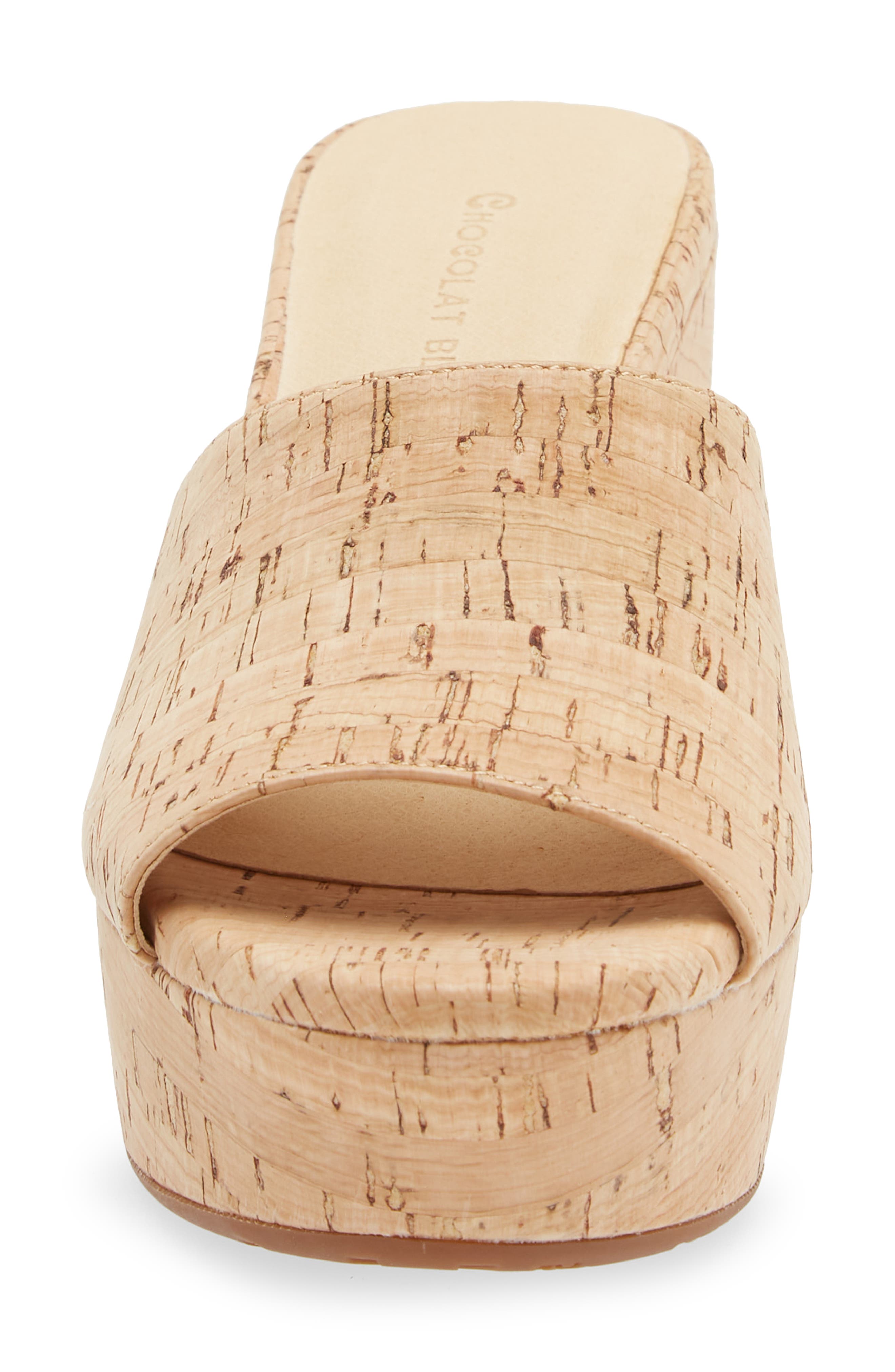 Golden Platform Sandal, Alternate, color, CORK