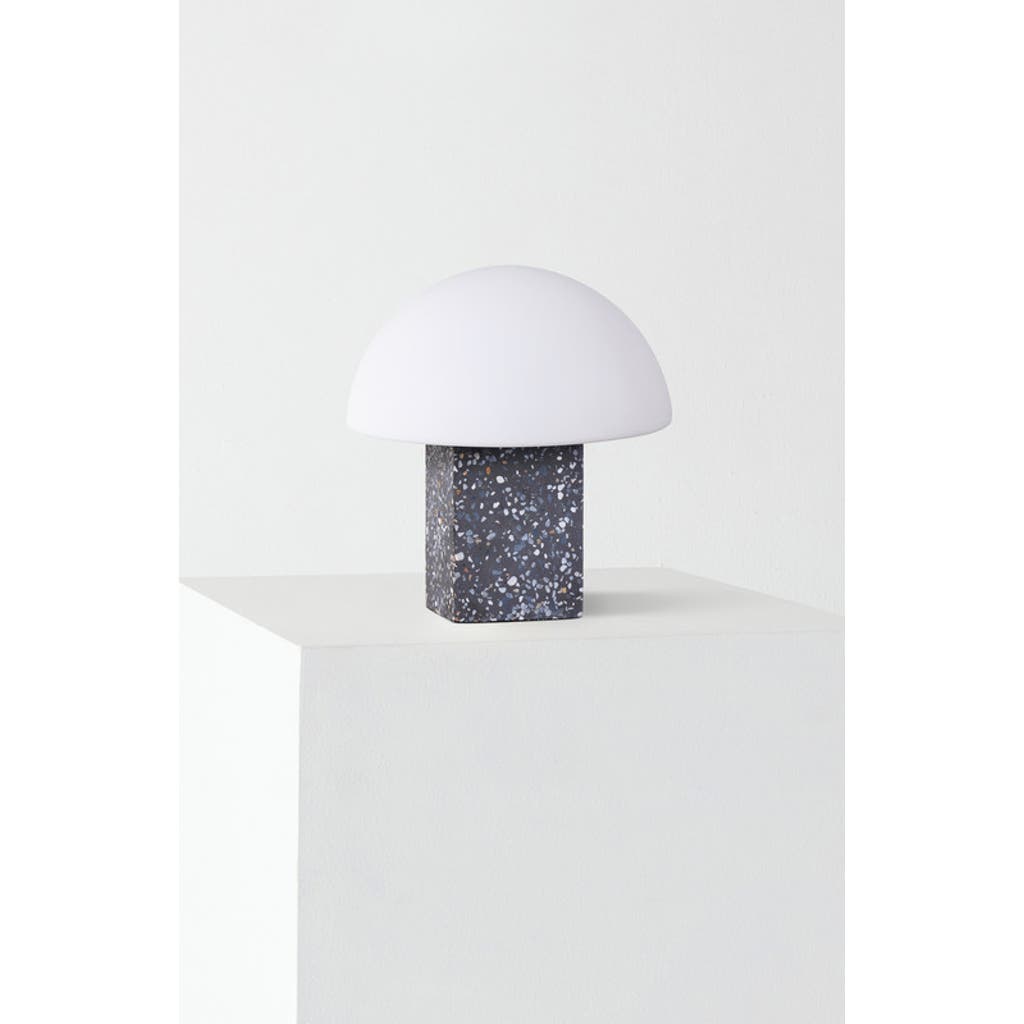 Brightech Gavin 10" Modern Speckled Concrete Led Desk Lamp In Gray
