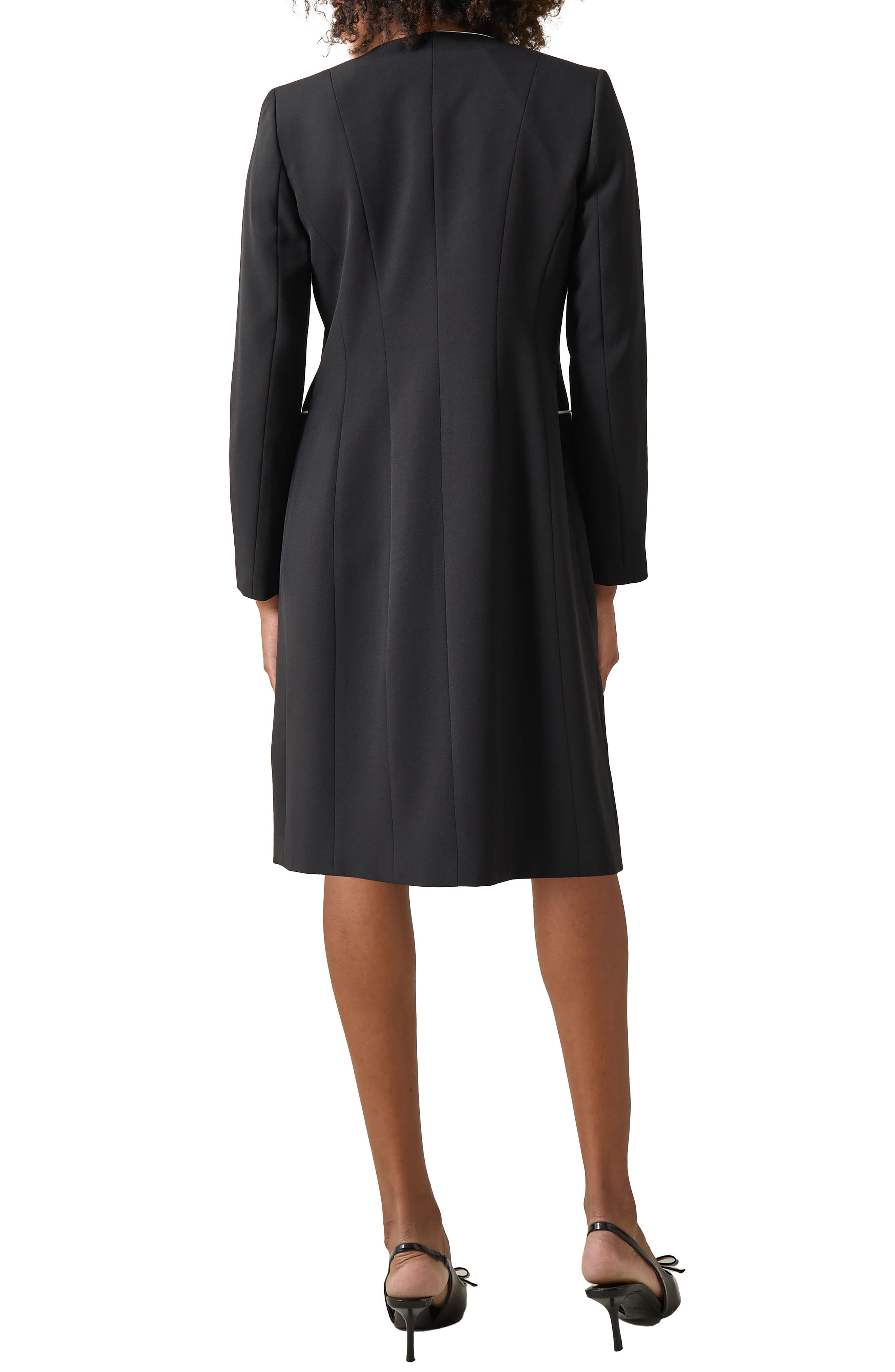KASPER Contrast Detail Topper (Women) | Nordstrom