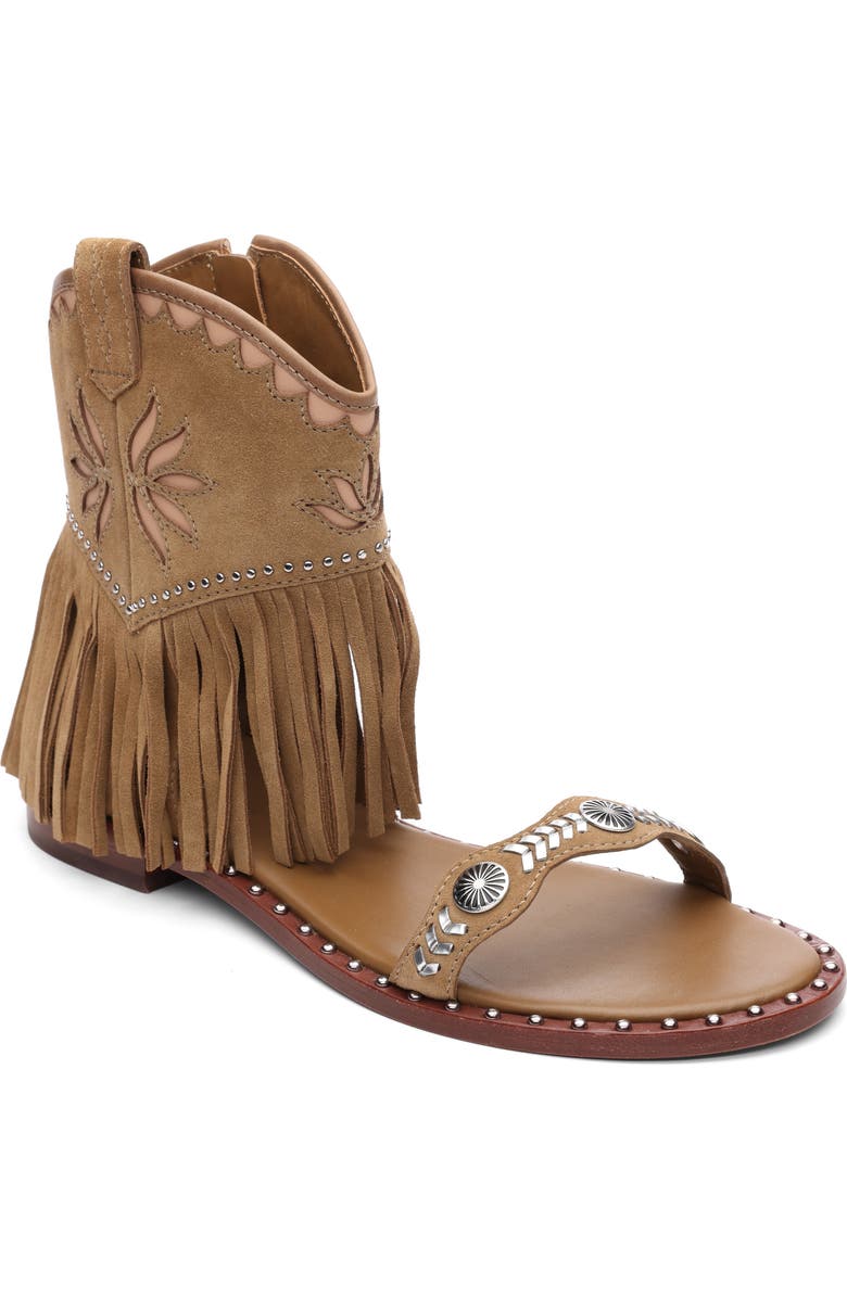 Ash Paquito Fringe Sandal, Main, color,